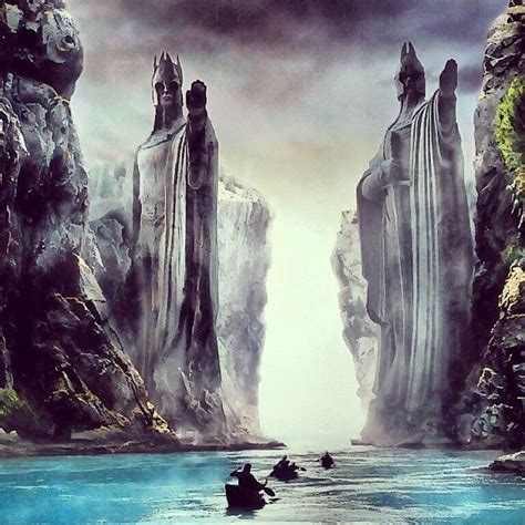 Lord Of The Rings Statues On River Lotr Statues The Art Of Images