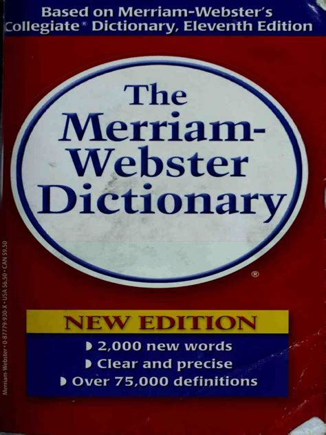 The Merriam Webster Dictionary Merriam Webster Pdf Stress