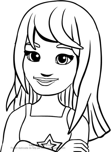 Lego Friends Stephanie Coloring Pages Coloring Pages