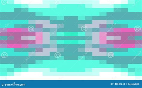 Abstract Pixel Block Moving Seamless Loop Background Animation 4 New