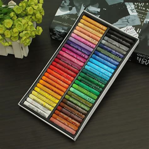 Best Price 50 Colors Oil Pastels Set Quality Soft Pastel Crayons