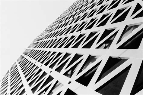Modern Building With Geometric Shapes · Free Stock Photo