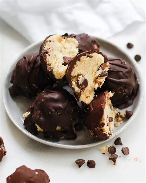 Paleo Chocolate Chip Cookie Dough Truffles Vegan The Banana Diaries