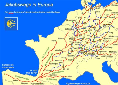 Wallfahrt · der jakobsweg von st.gallen bis santiago de compostela wird. Jakobswege in Europa | Santiago de compostela, Jakobsweg ...