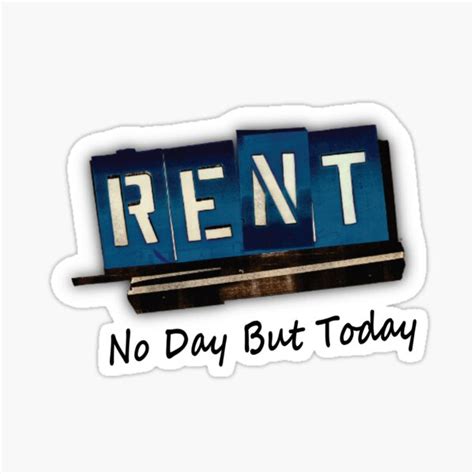 Rent The Musical Sticker For Sale By Bethm93 Redbubble