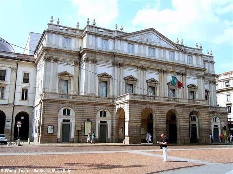 La Scala Opera House Neo Classical By Giuseppe Piermarini Milan