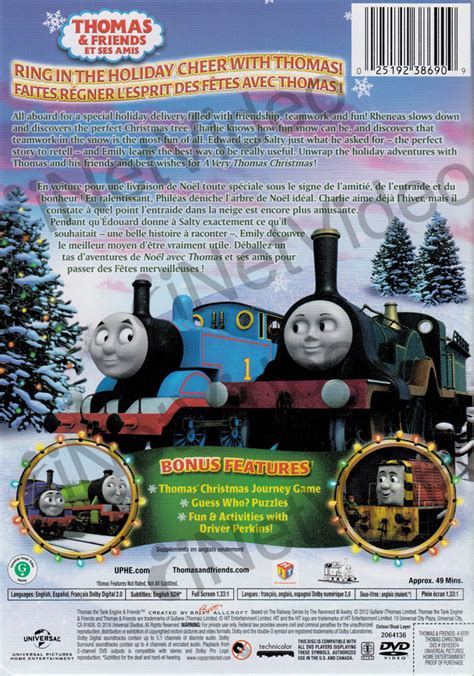 Thomas And Friends A Very Thomas Christmas Bilingual On Dvd Movie