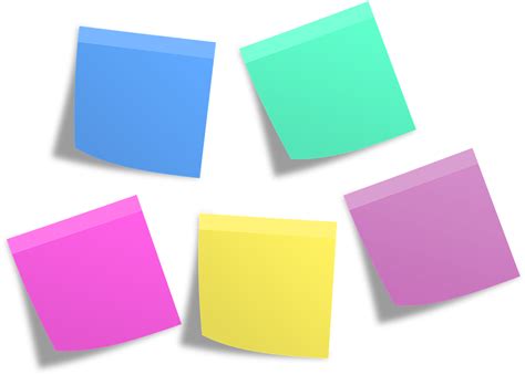 Post It Note - Post It Note Background Clipart - Full Size Clipart (#500321) - PinClipart