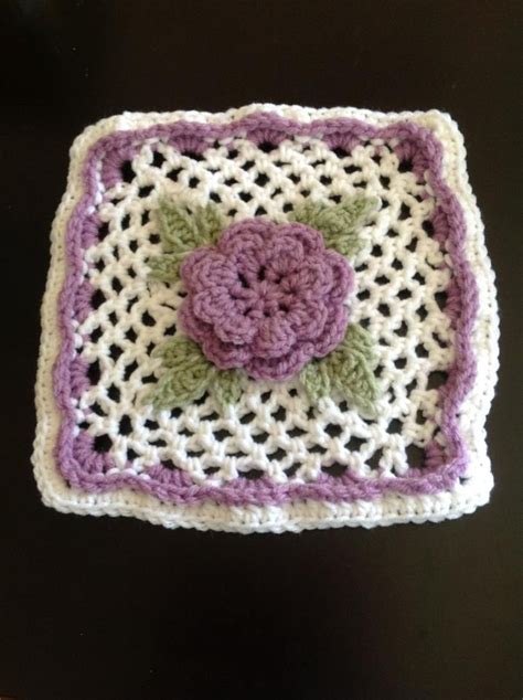 Irish Rose Square Krazy Kabbage Granny Square Crochet Pattern