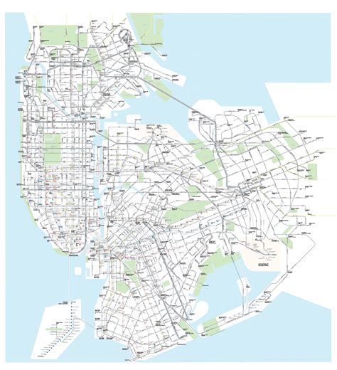 New Transit Map Will Make Connecting Between Buses & Subways Easy in