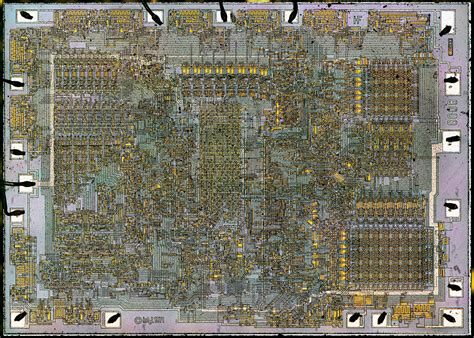Die Photos And Analysis Of The Revolutionary 8008 Microprocessor 45 Years Old
