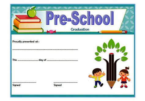 Preschool Graduation Template Free Printable Templates