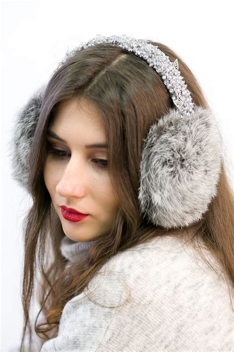 Winter Shearling Earmuffs Ear Warmers For Women Earmuffs Etsy