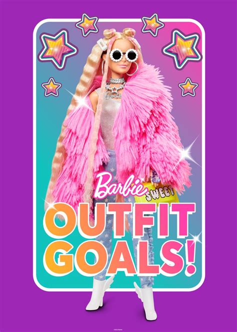 Outfit Goals Poster By Barbie Displate