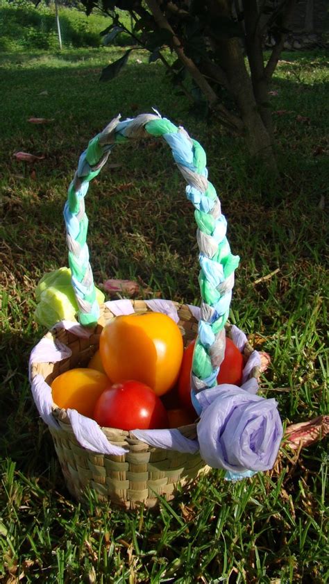 Tulix: Ya era hora!! canastas reutilizables decoradas con materiales de