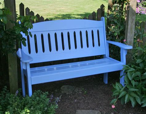 Painted Garden Benches