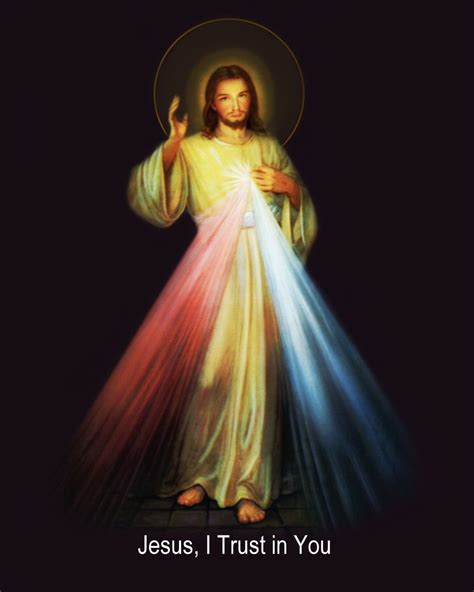 Jesus Divine Mercy English 3 Digital Diy Images 8x10 5x7 And 4x6