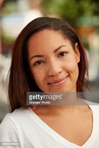 Portrait Of Smiling Black Woman High Res Stock Photo Getty Images