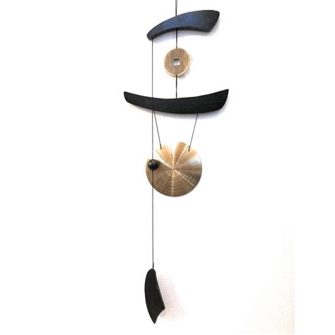 Thy Collectibles Feng Shui Brass Gong Wind Chime For Patio Garden