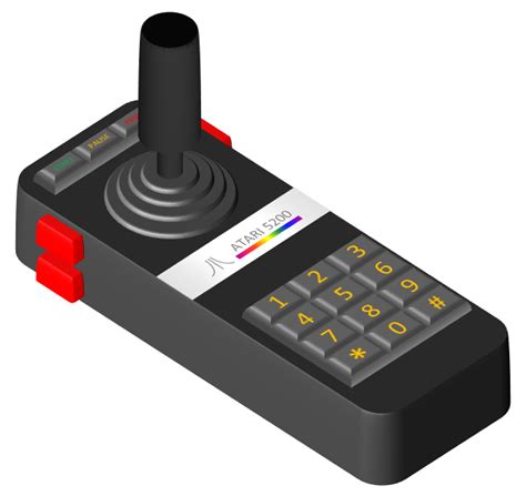 Atari 5200 joystick (full res, old) by Tangentg on DeviantArt