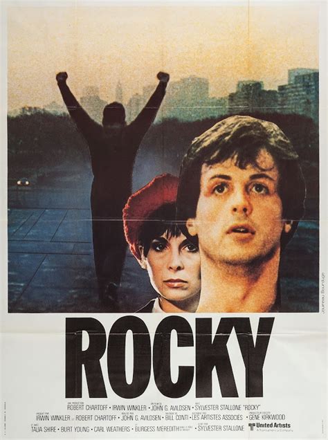 Pôster Rocky Um Lutador 1976 LOUCADEMIA DE CINEMA