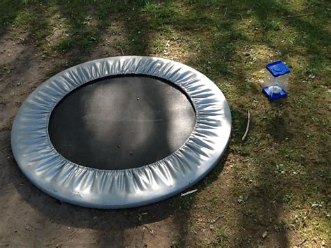 Delaney helps a pregnant woman track down the man. Trampoline, bought for £3.60 on Ebay, and sunk into the ...