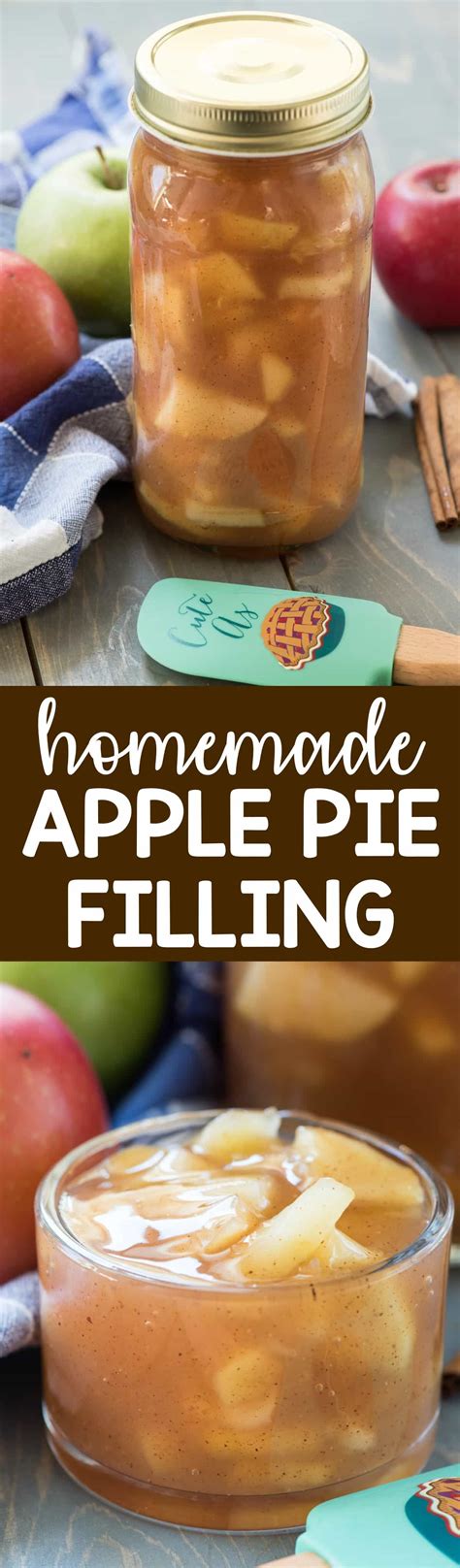 Add salt and water and mix well. Homemade Apple Pie Filling - this easy recipe takes just a few minutes and tastes so much better ...