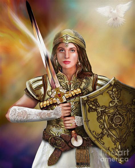 Warrior Bride Of Christ Painting By Todd L Thomas