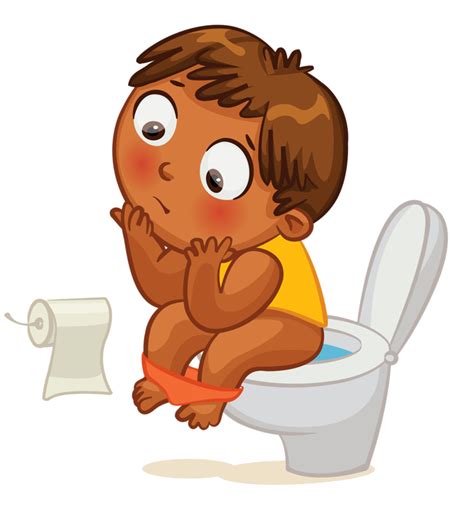 Download Potty Clipart Clip Art Sitting On Toilet Cartoon Png Images