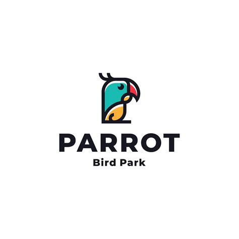 Premium Vector Parrot Logo Design With Line Bold