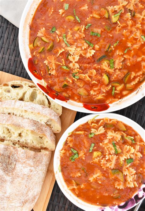 Tomato Pasta Soup 2 • Foodie Loves Fitness
