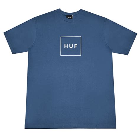 Camiseta Huf Box Logo Navy Hipnoise Streetwear