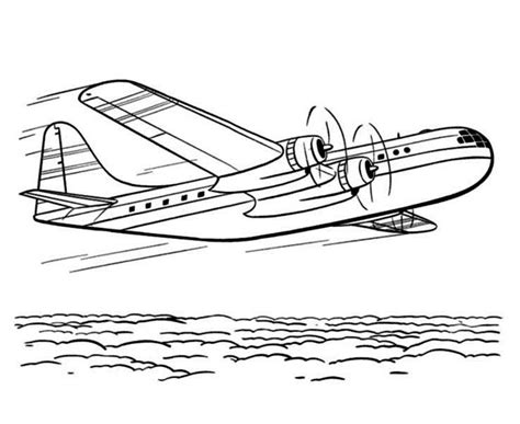 Free, printable and downloadable resources in jpg and pdf format. Be 200 Amphibian Airplane Coloring Page - Download & Print ...