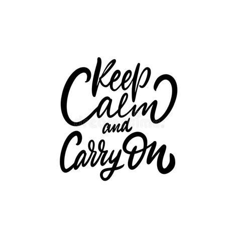 Calm Carry Poster Stock Illustrations 192 Calm Carry Poster Stock