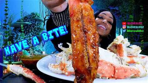 King Crab Seafood Boil Mukbang Youtube