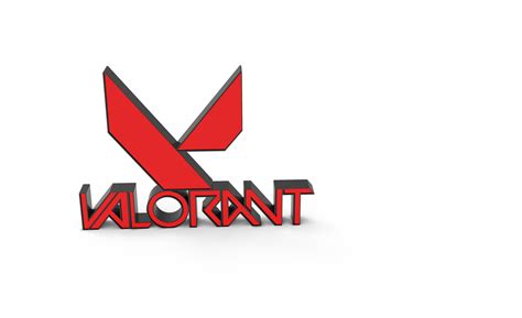 Archivo Stl Logo Valorant・modelo Para Descargar E Imprimir En 3d・cults