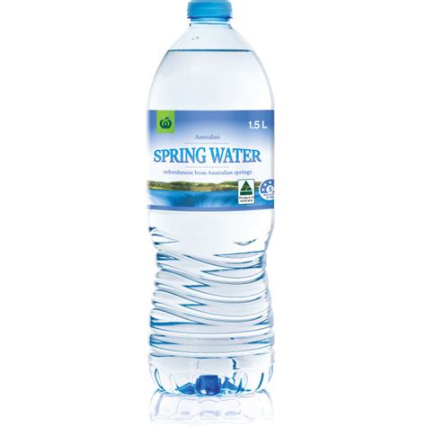 Woolworths Spring Water 15l Bottle Bunch