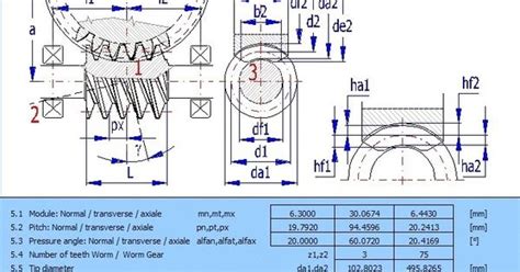 Image Result For Worm Gear Design Calculation Machinist Life
