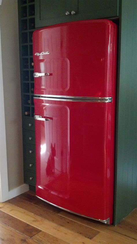 Red Love Retro Refrigerator Retro Fridge Retro Home Decor