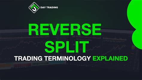 Reverse Split Explained Trading Terminology Youtube