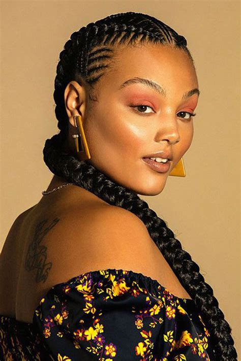 50 Cool Cornrow Braid Hairstyles To Get In 2020
