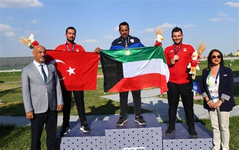 the gold medal in the men s shooting skeet races belongs to the kuwaiti athlete asian shooting
