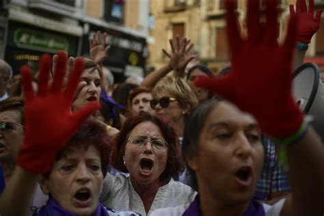 Protests In Spain Over Sex Case 5 Suspects At Home On Bail Ap News