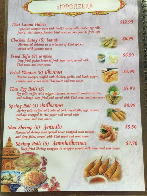 19 Thai Lanna Lunch Menu Images