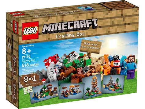 Lego 21116 Crafting Box Minecraft 2014 Minecraft Crafting Box