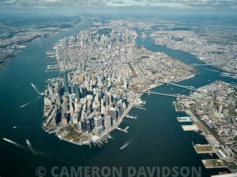 AerialStock | Aerial of Manhattan Island from a high altitude