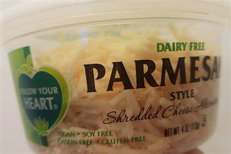 Follow Your Heart Dairy Free Parmesan Style Shredded Cheese Alternative Review The Ve Spot