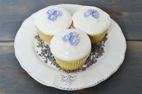 Lavender Cupcakes With Lavender Buttercream Frosting Recipe By Sweet