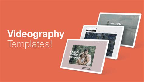 7 Outstanding Videographer Website Templates For All Styles