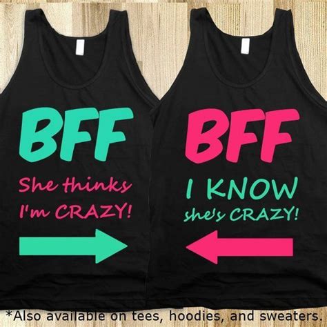 See More Crazy Funny Matching Bff Tees Hoodies 3499 Best